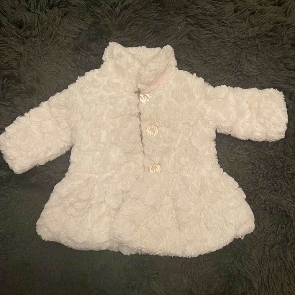 Calvin Klein Cream Kids Pea Coat